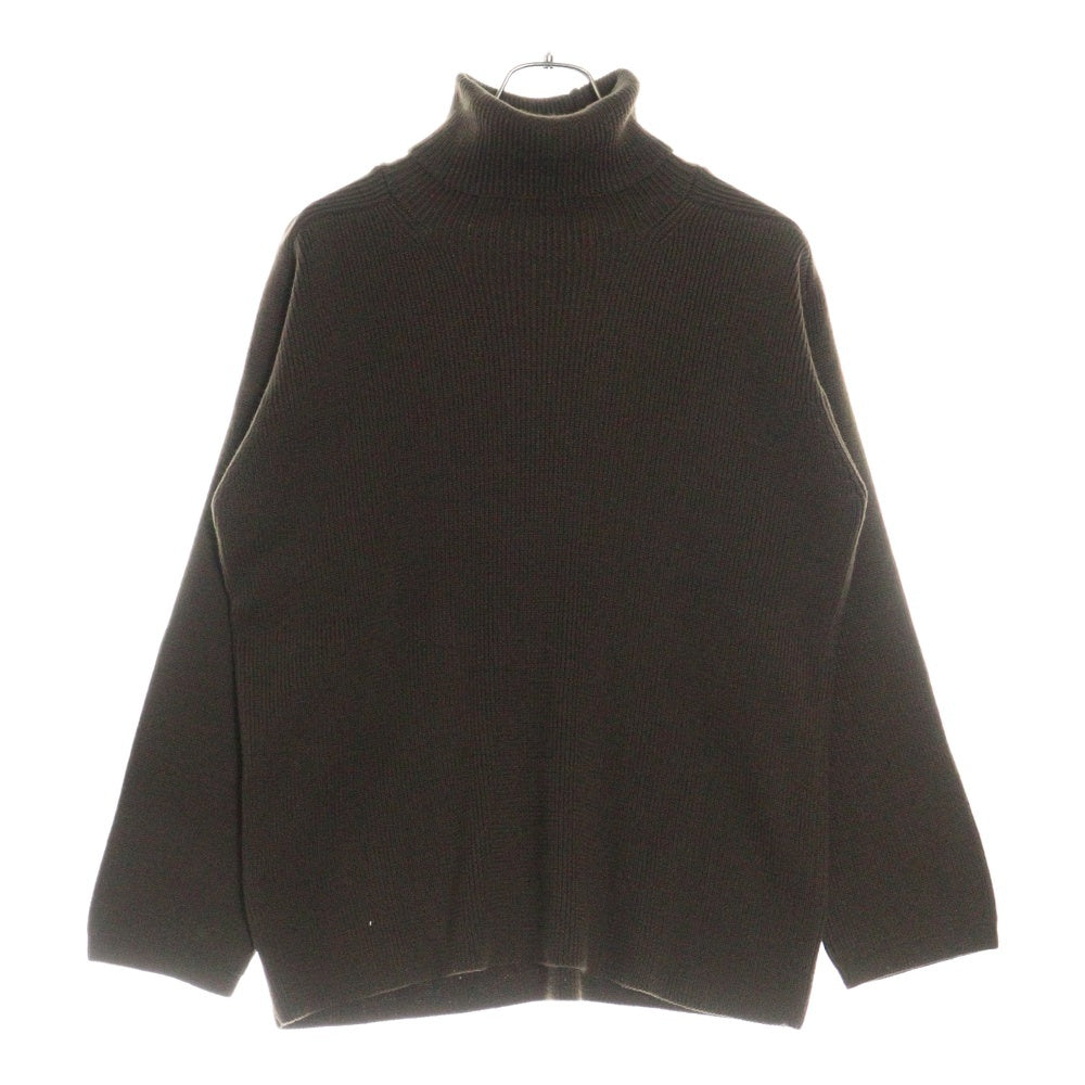 Yohji Yamamoto POUR HOMME(ヨウジヤマモト プールオム) 97AW タートルネックセーター ニットセーター ウール ブラウン HI-K75-186