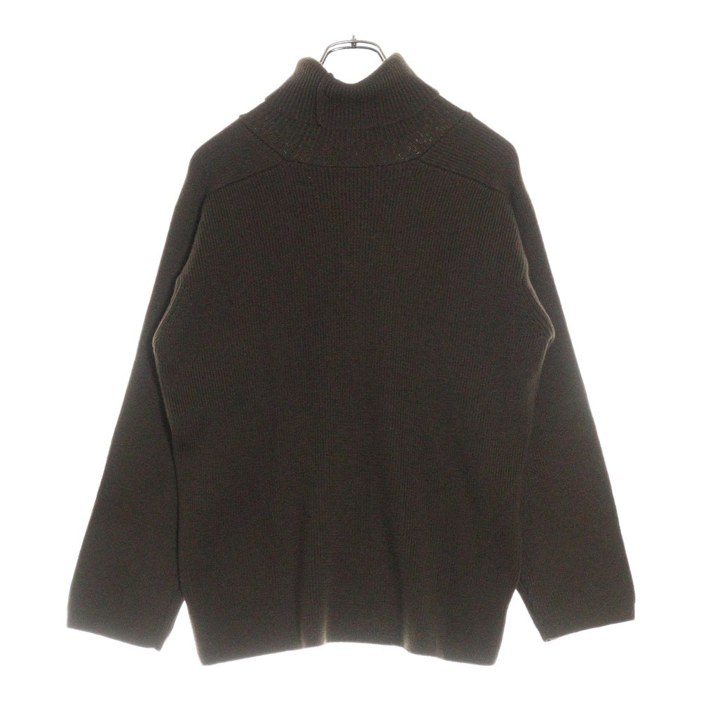 Yohji Yamamoto POUR HOMME(ヨウジヤマモト プールオム) 97AW タートルネックセーター ニットセーター ウール ブラウン HI-K75-186