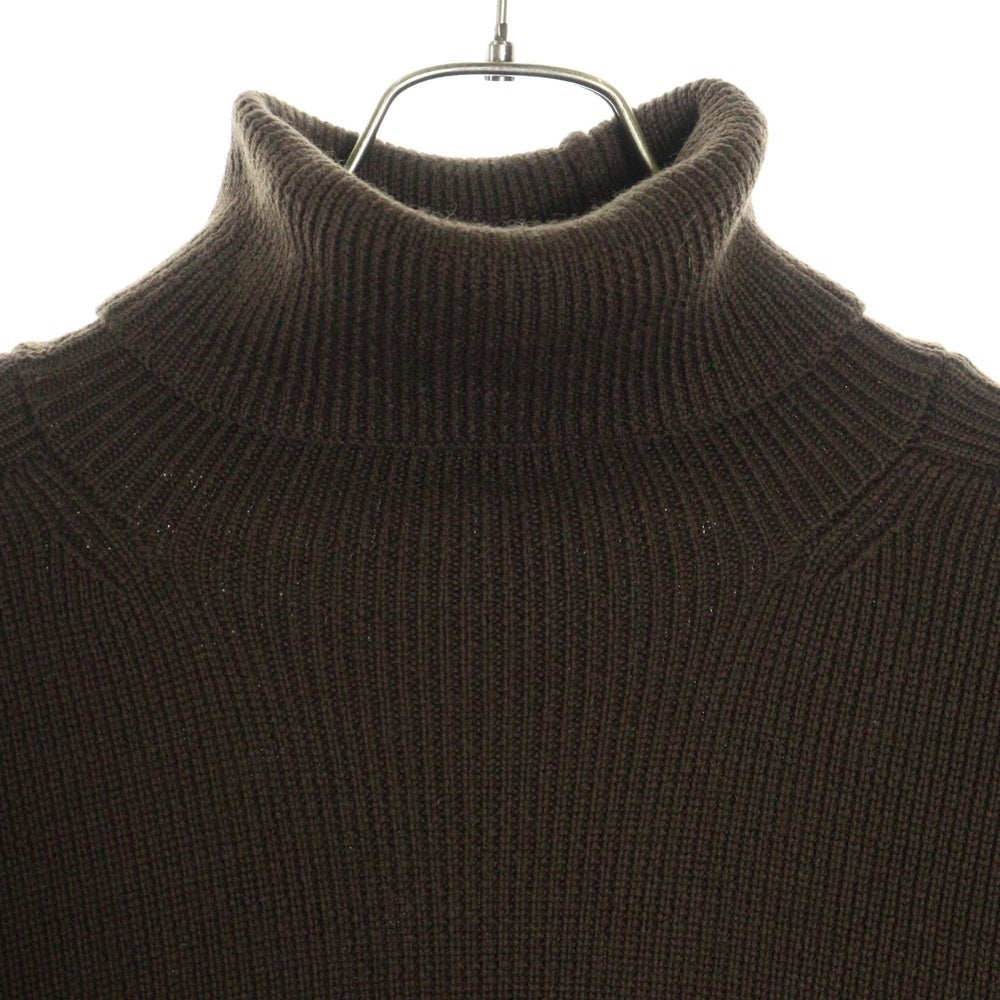 Yohji Yamamoto POUR HOMME(ヨウジヤマモト プールオム) 97AW タートルネックセーター ニットセーター ウール ブラウン HI-K75-186