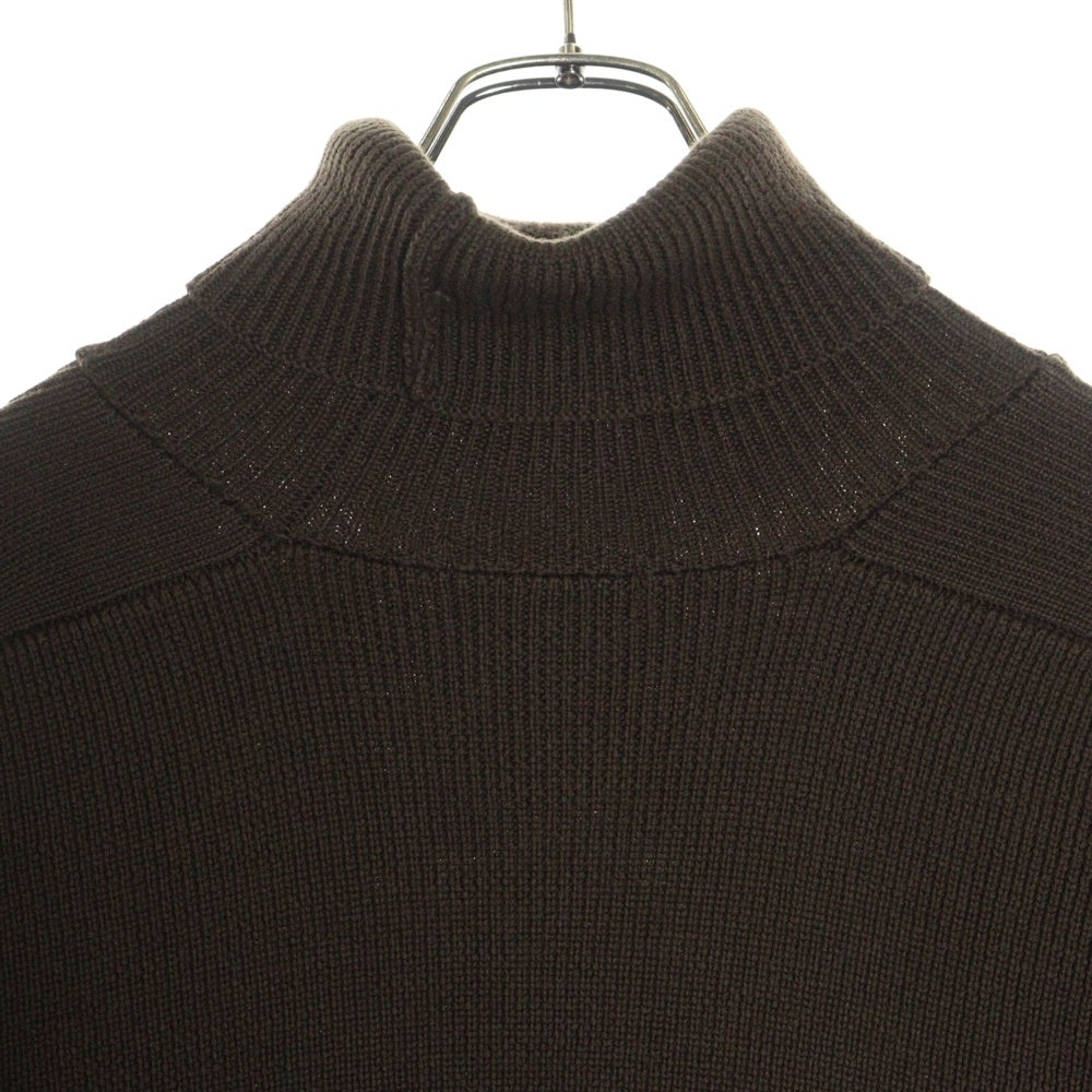 Yohji Yamamoto POUR HOMME(ヨウジヤマモト プールオム) 97AW タートルネックセーター ニットセーター ウール ブラウン HI-K75-186