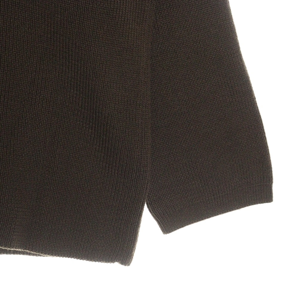 Yohji Yamamoto POUR HOMME(ヨウジヤマモト プールオム) 97AW タートルネックセーター ニットセーター ウール ブラウン HI-K75-186