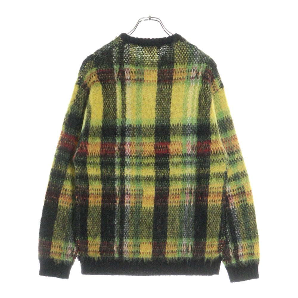 SUPREME(シュプリーム) 20AW Brushed Plaid Sweater ブラッシュド プレイド セーター モヘアニット 格子柄 マルチカラー