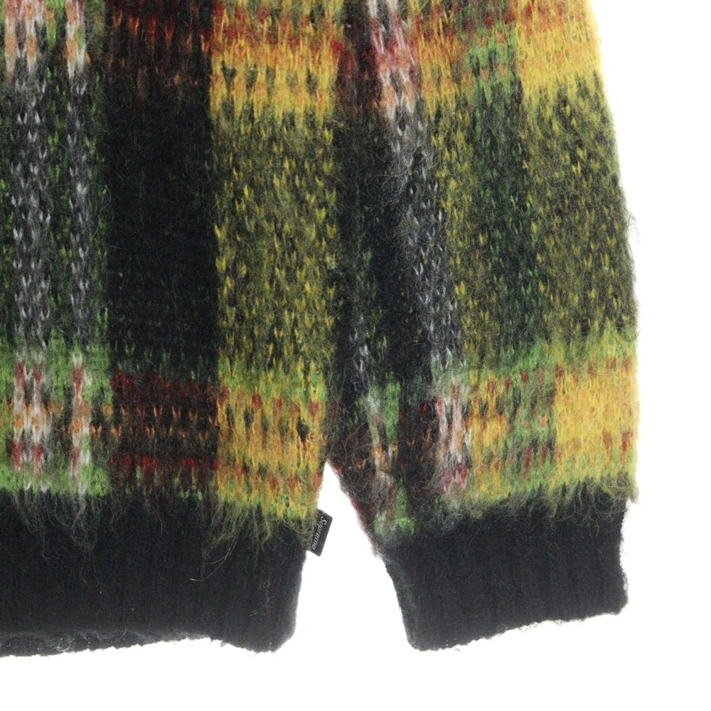 SUPREME(シュプリーム) 20AW Brushed Plaid Sweater ブラッシュド プレイド セーター モヘアニット 格子柄 マルチカラー