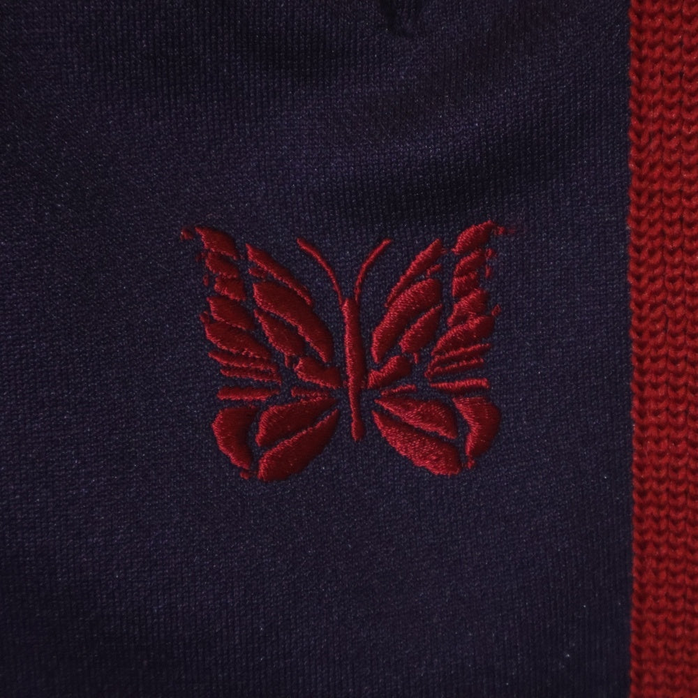 Needles(ニードルス) 24AW LQ229 Track Pant ストレート トラックパンツ パープル/レッド