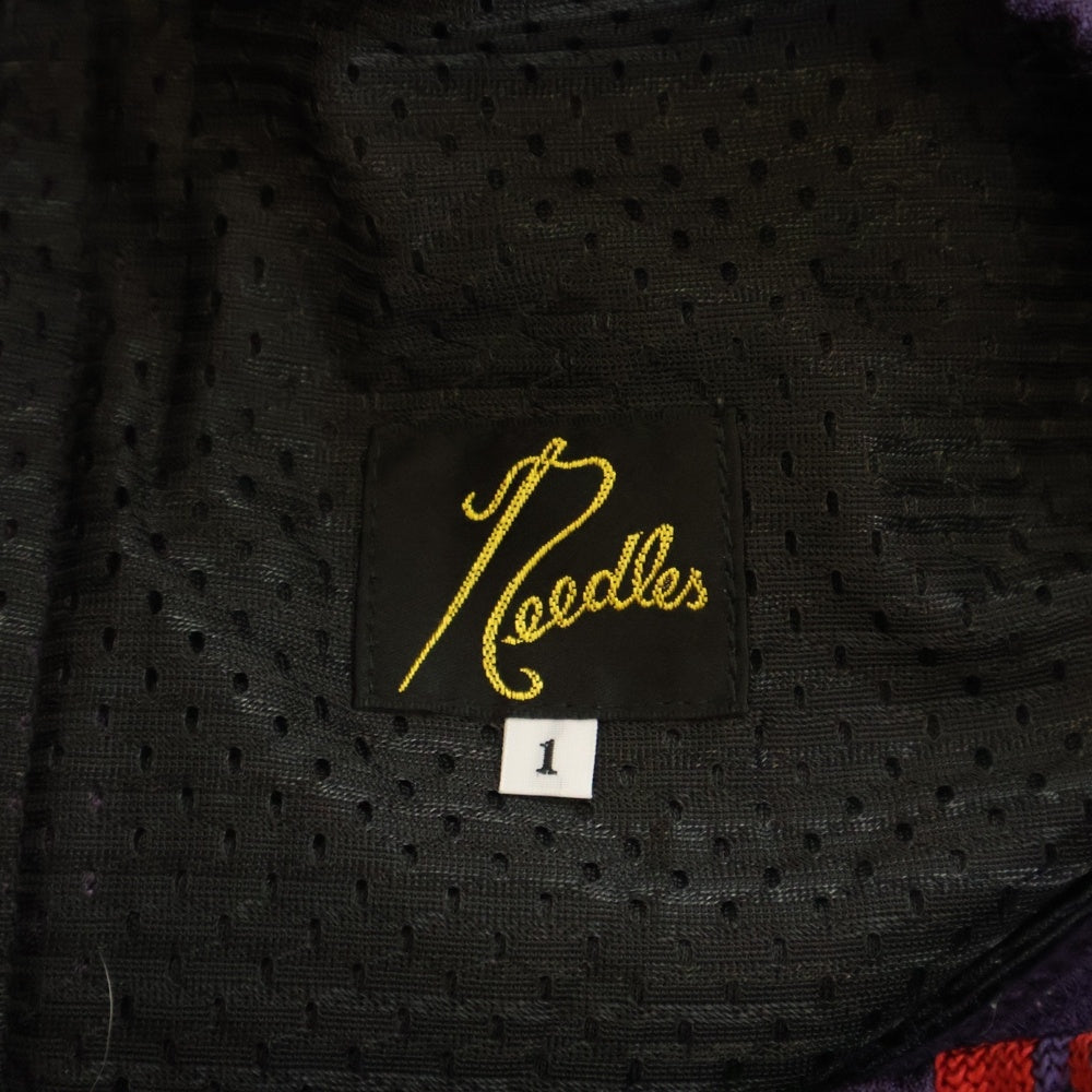 Needles(ニードルス) 24AW LQ229 Track Pant ストレート トラックパンツ パープル/レッド