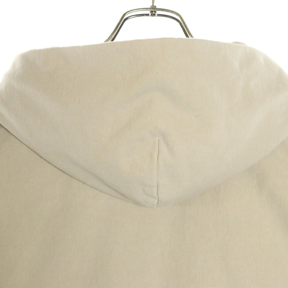 AURALEE(オーラリー) SUPER MILLED SWEAT PO PK コットン プルオーバーパーカー ベージュ
