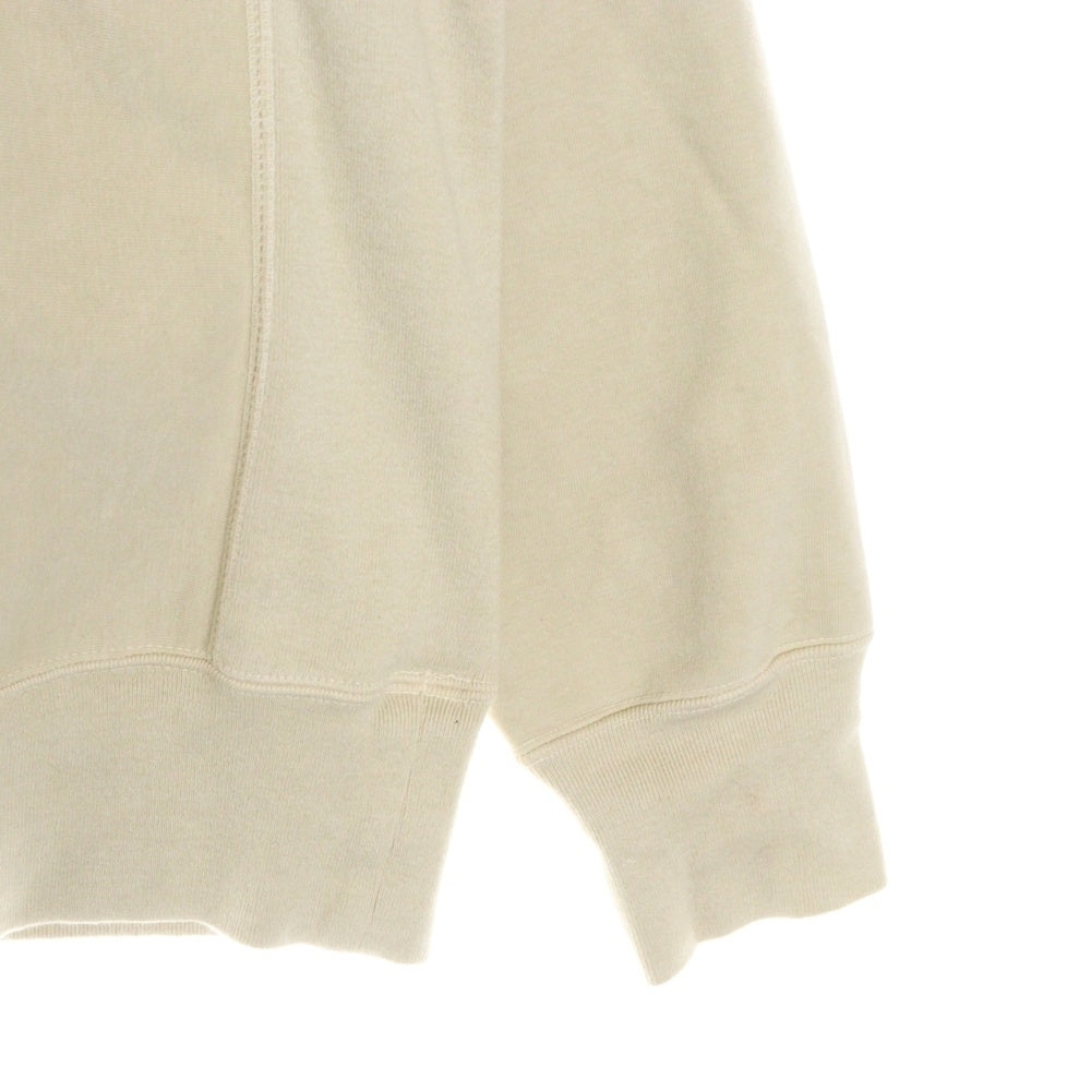 AURALEE(オーラリー) SUPER MILLED SWEAT PO PK コットン プルオーバーパーカー ベージュ