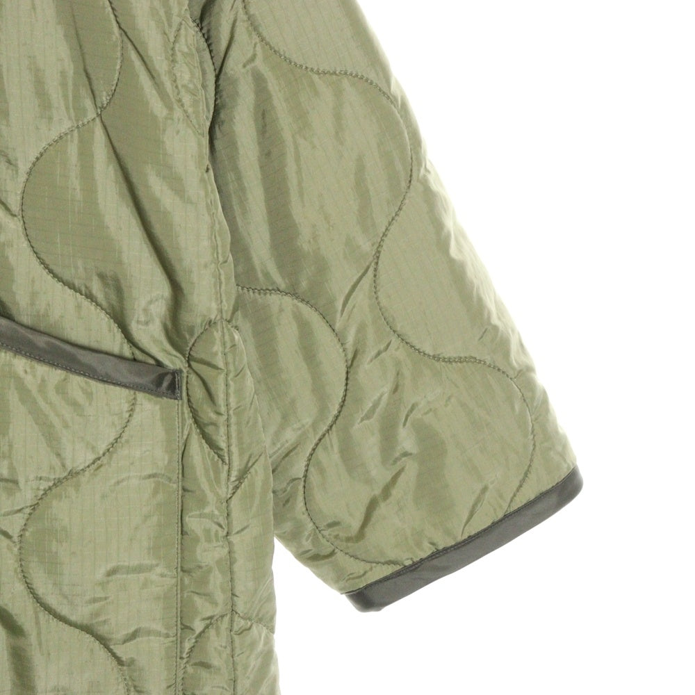 HYKE(ハイク) QUILTED LINER COAT キルテッド ライナー コート カーキ