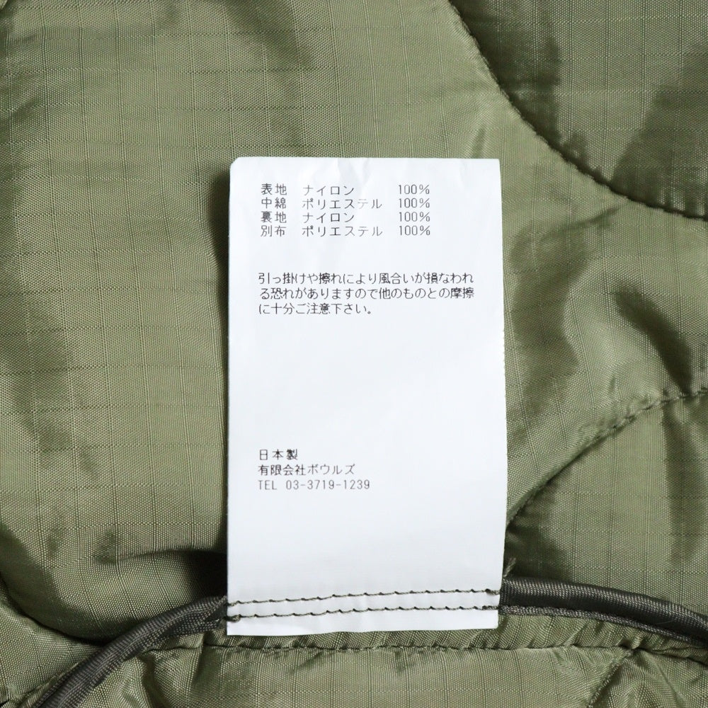 HYKE(ハイク) QUILTED LINER COAT キルテッド ライナー コート カーキ