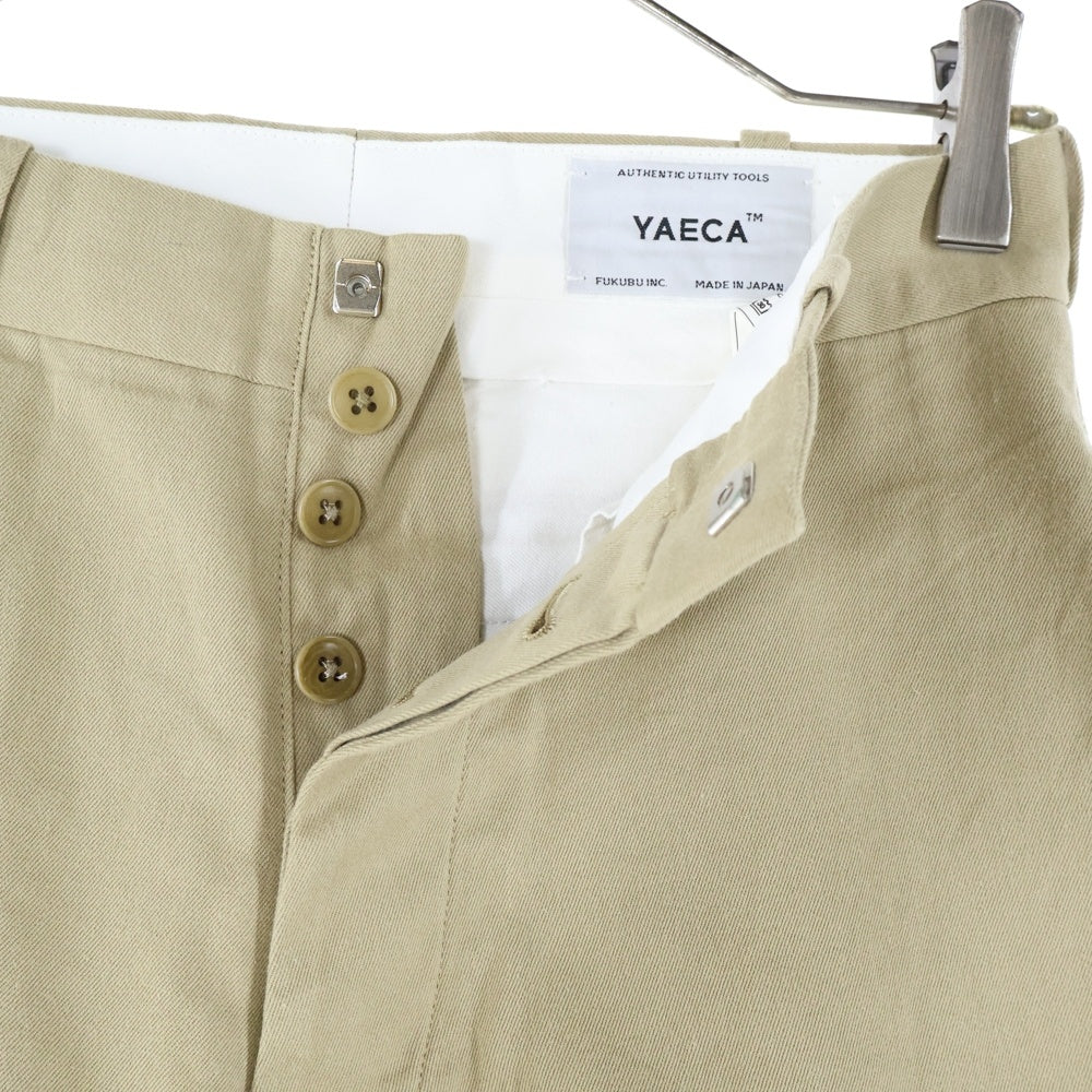 YAECA(ヤエカ) ワイド テーパード チノパンツ ベージュ 69653