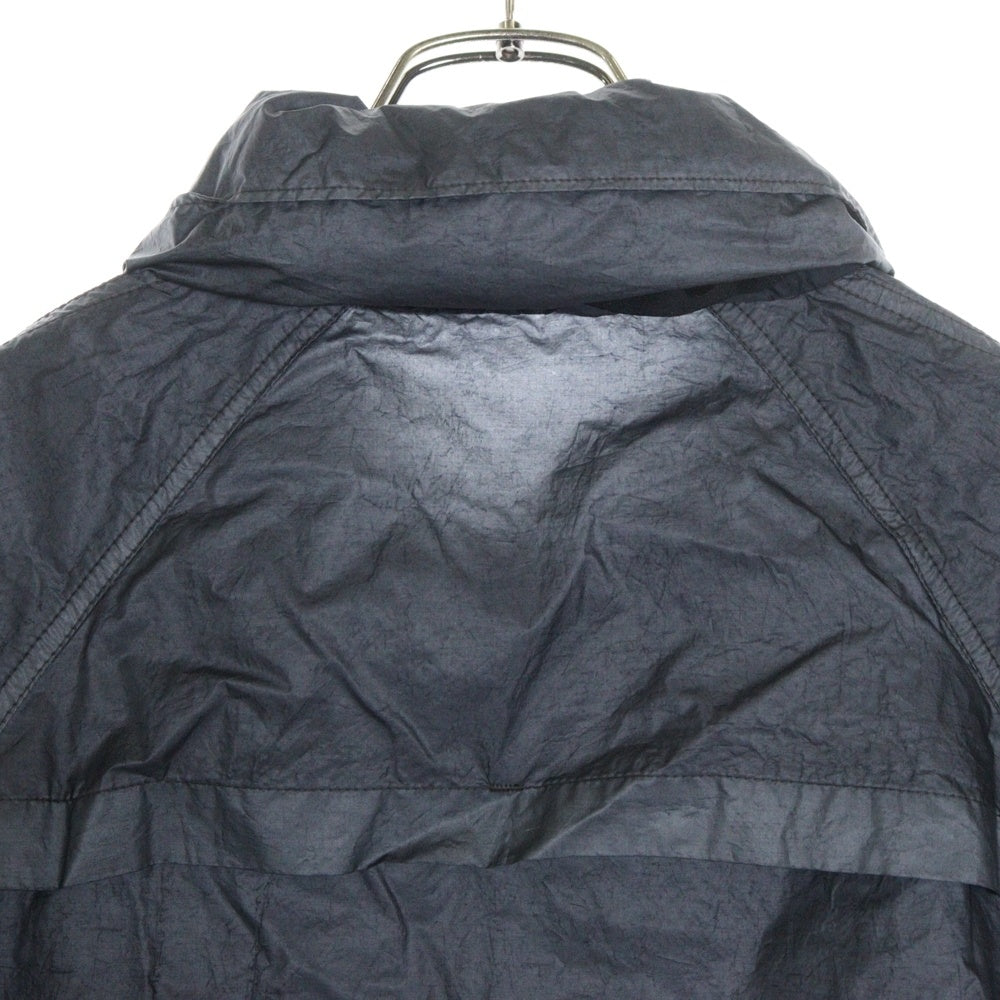 STONE ISLAND(ストーンアイランド) 00s Nylon Jacket 袖ロゴワッペン フード付き ナイロンジャケット グレー 4015M319