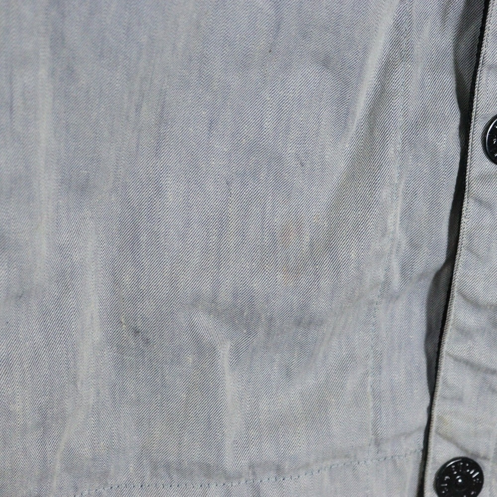 STONE ISLAND(ストーンアイランド) LINO FLAX 袖ロゴワッペン フード付 マウンテンジャケット グレー 541541133