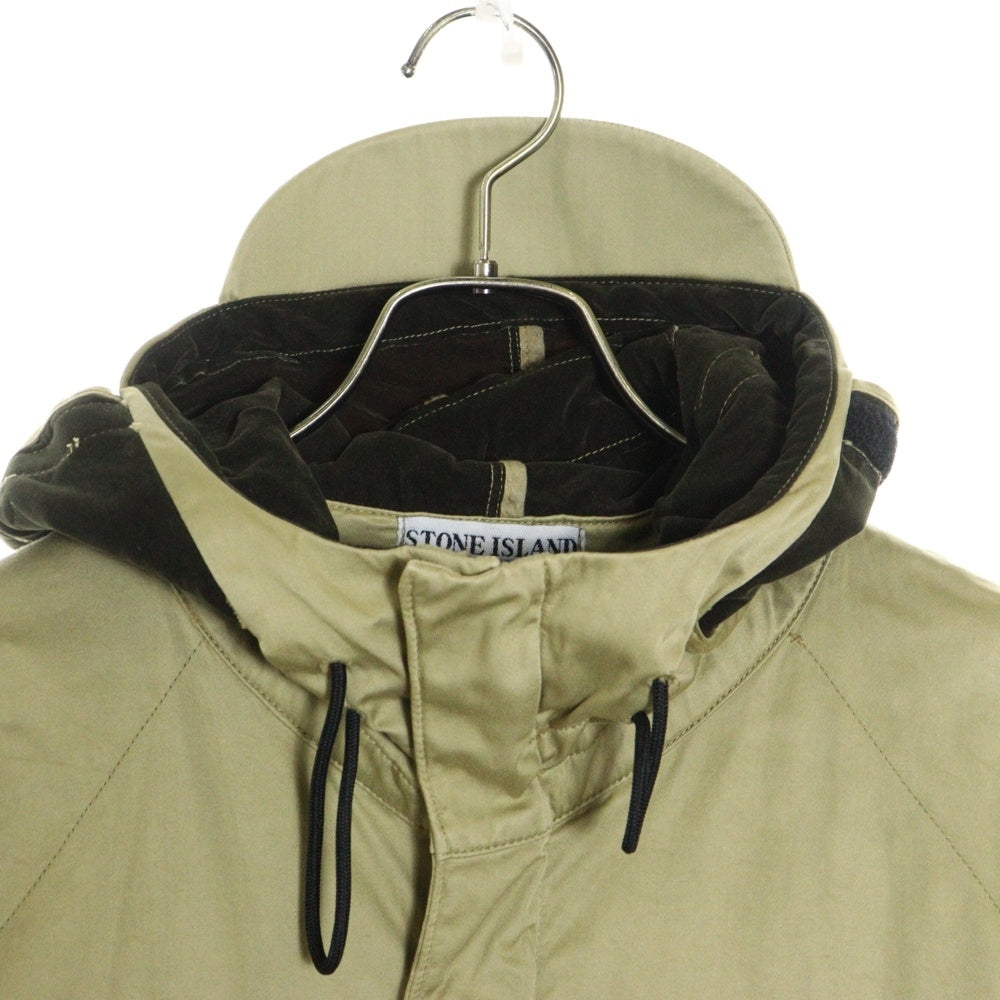 STONE ISLAND(ストーンアイランド) 00s RIOT MASK JACKET ライオット マスク ジャケット 袖ロゴワッペン ベージュ