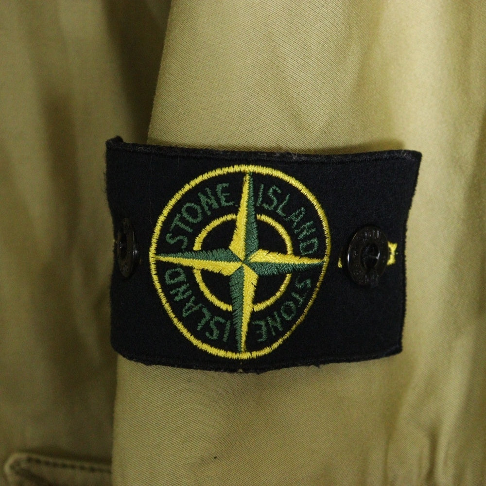 STONE ISLAND(ストーンアイランド) 00s RIOT MASK JACKET ライオット マスク ジャケット 袖ロゴワッペン ベージュ