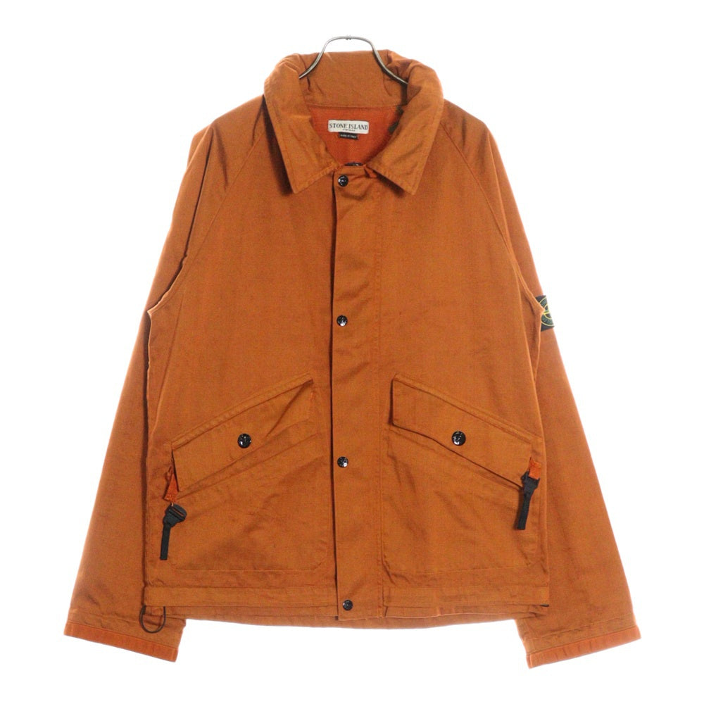 STONE ISLAND(ストーンアイランド) Mountain Jacket 袖ロゴワッペン マウンテンジャケット オレンジ 40154N37