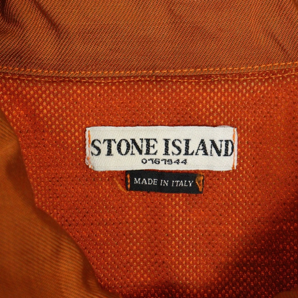 STONE ISLAND(ストーンアイランド) Mountain Jacket 袖ロゴワッペン マウンテンジャケット オレンジ 40154N37