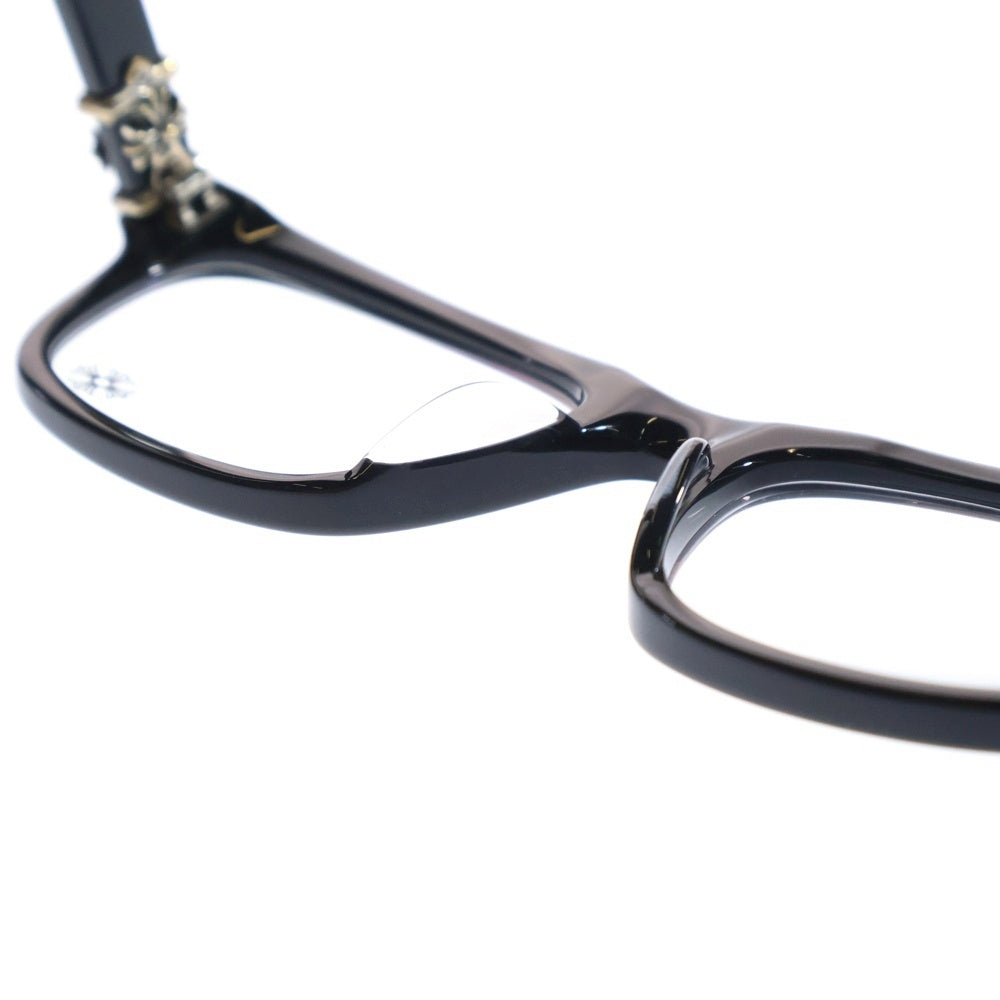 CHROME HEARTS(クロムハーツ) VAGILANTE CHプラステンプル ウェリントン眼鏡 ブラック