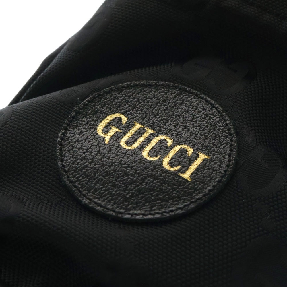 GUCCI(グッチ) OFF THE GRID SKI GLOVES ロゴレザーワッペン スキー グローブ 手袋 ブラック 652996 4HAEU