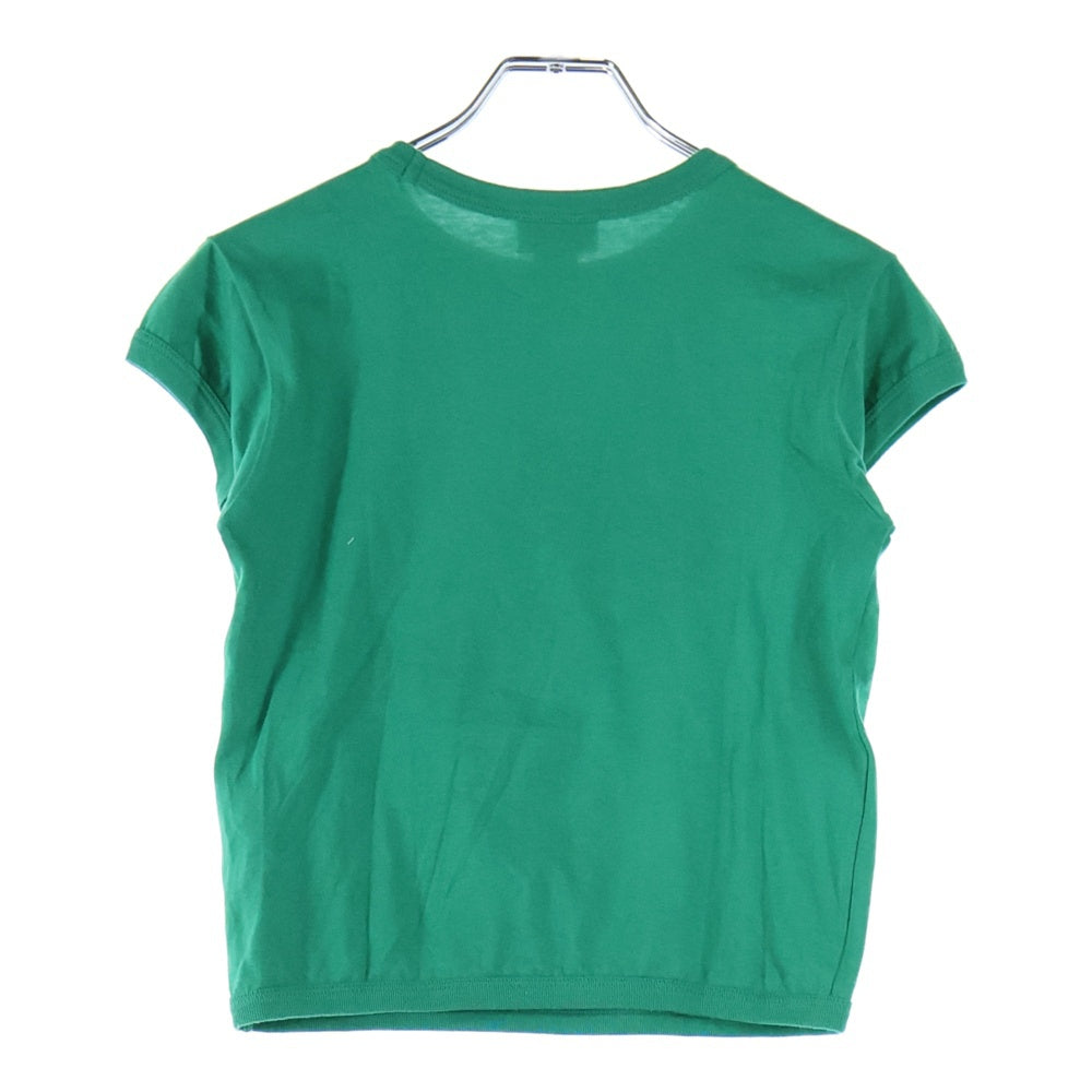 GUCCI(グッチ) フロントロゴアヒルプリント クルーネック キッズ 半袖Tシャツ グリーン 718008 XJE37