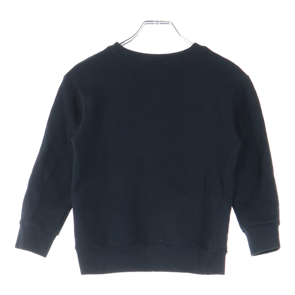 GUCCI(グッチ) フロントロゴプリント クルーネック 長袖スウェット ブラック 627964 XJC7C