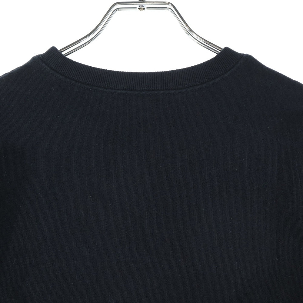 GUCCI(グッチ) フロントロゴプリント クルーネック 長袖スウェット ブラック 627964 XJC7C