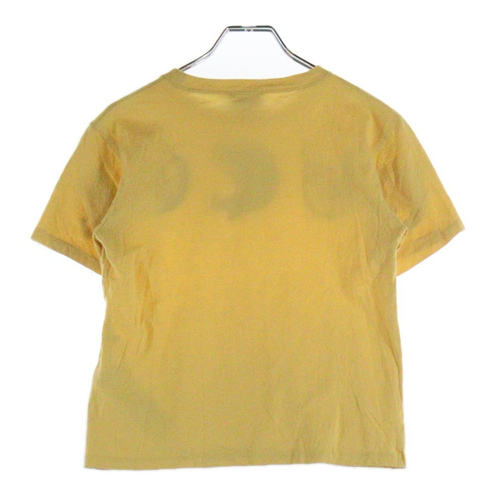 GUCCI(グッチ) フロントロゴアニマルプリント キッズ クルーネック 半袖Tシャツ イエロー 575114 XJEZJ