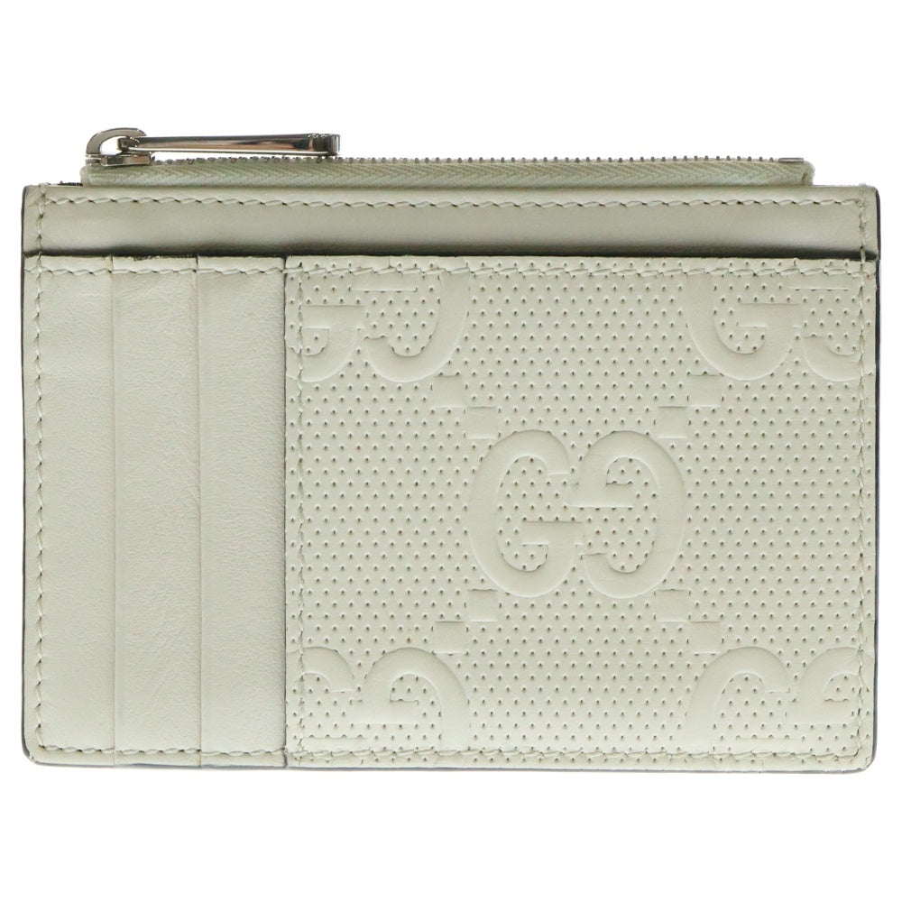 GUCCI(グッチ) GG コインケース カードケース パスケース フラグメントケース ホワイト 657570 2778