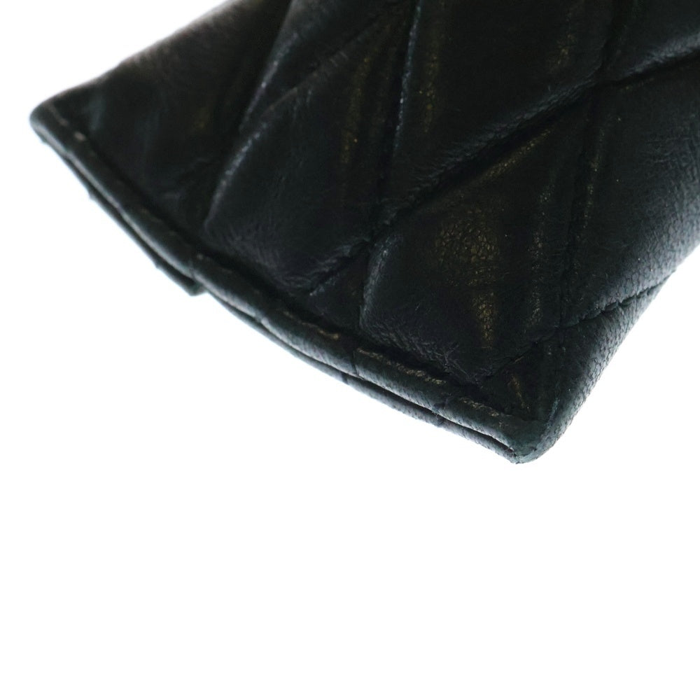 YVES SAINT LAURENT(イヴサンローラン) ベルランゴ レザー コインケース ウォレット 小銭入れ 財布 ブラック 669925