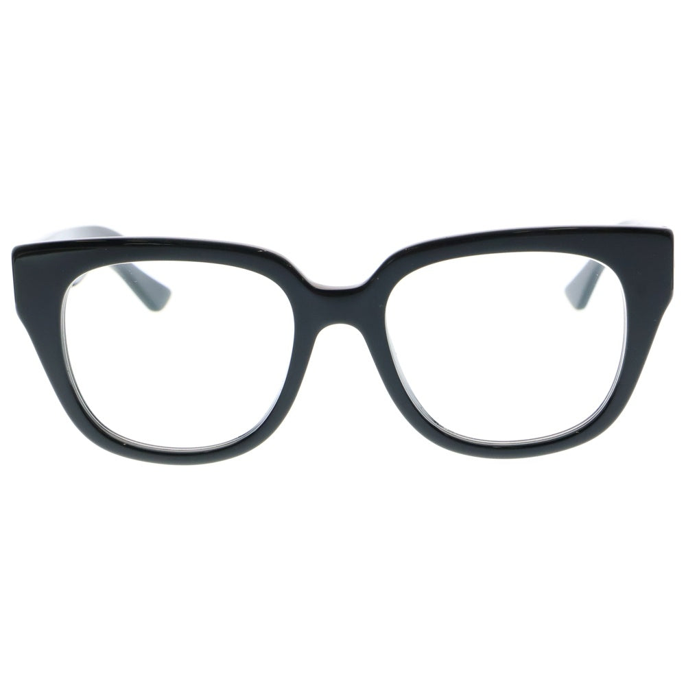 GUCCI(グッチ) ウェリントン 黒フチ メガネフレーム ブラック/クリア GG0037O ※度入り