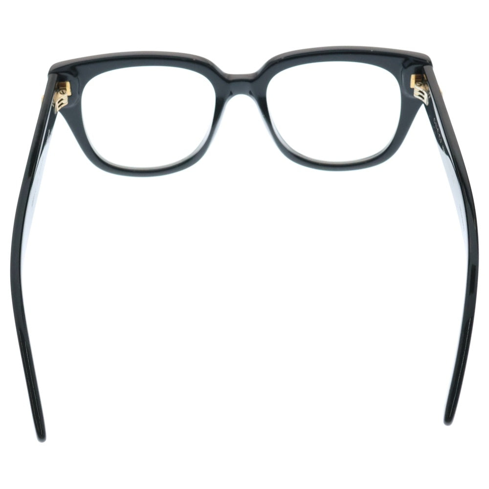 GUCCI(グッチ) ウェリントン 黒フチ メガネフレーム ブラック/クリア GG0037O ※度入り