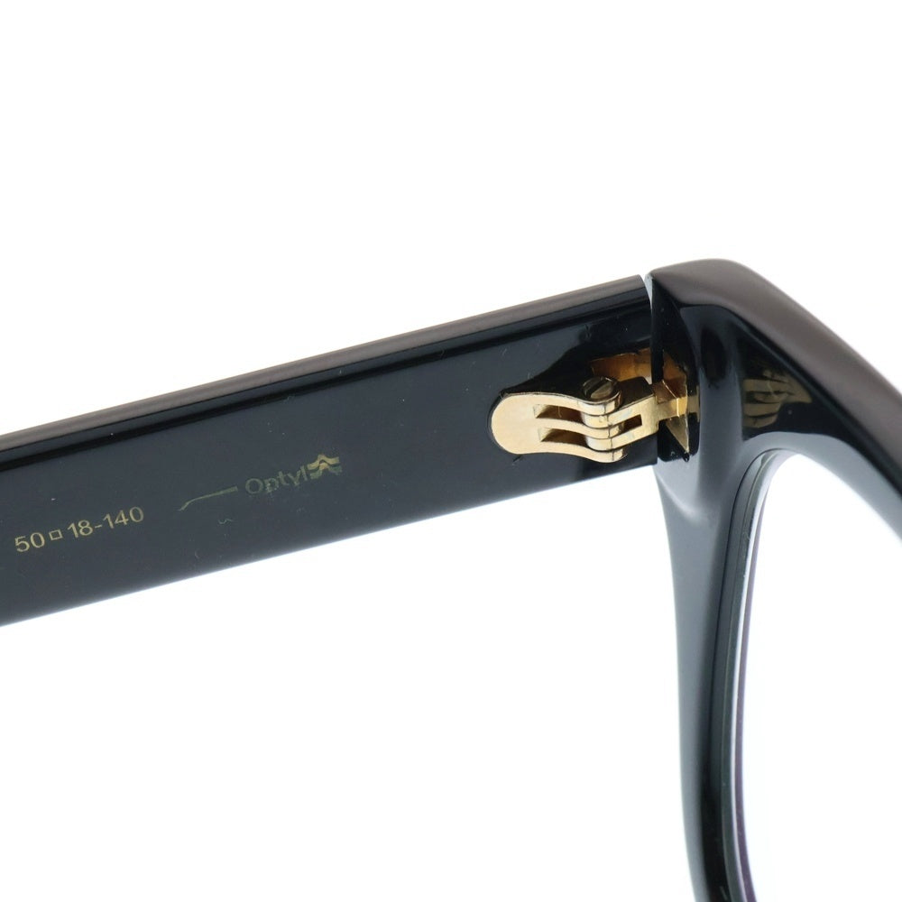 GUCCI(グッチ) ウェリントン 黒フチ メガネフレーム ブラック/クリア GG0037O ※度入り