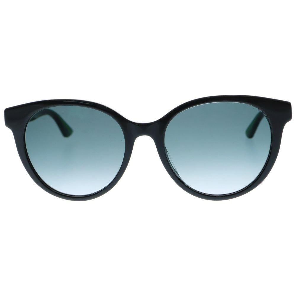 GUCCI(グッチ) シェリーライン インターロッキングG サングラス ブラック/グリーン GG0702SK ※度入り