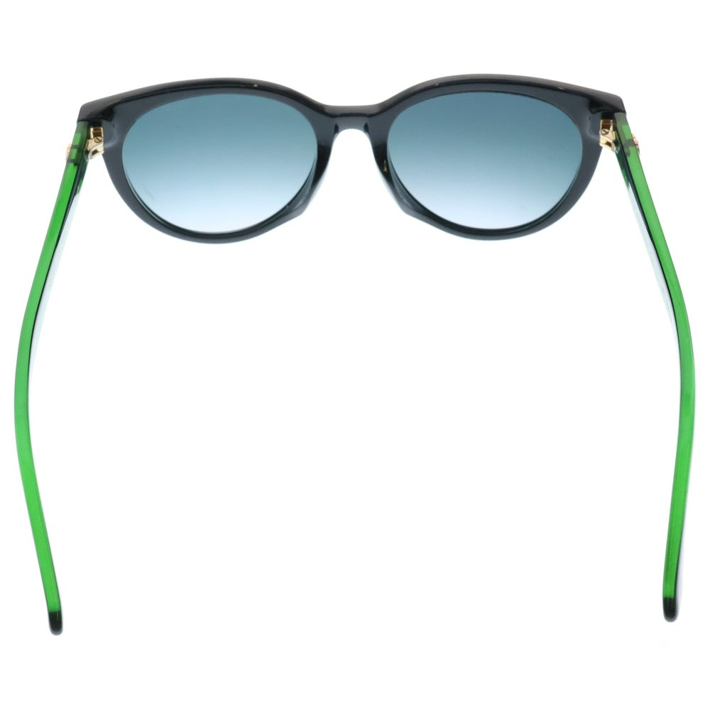 GUCCI(グッチ) シェリーライン インターロッキングG サングラス ブラック/グリーン GG0702SK ※度入り