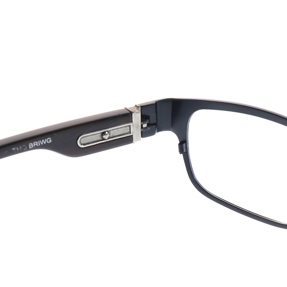CHROME HEARTS(クロムハーツ) THO BRIWG エボニー ウッドテンプルサングラス アイウェア 眼鏡 ブラック/ブラウン