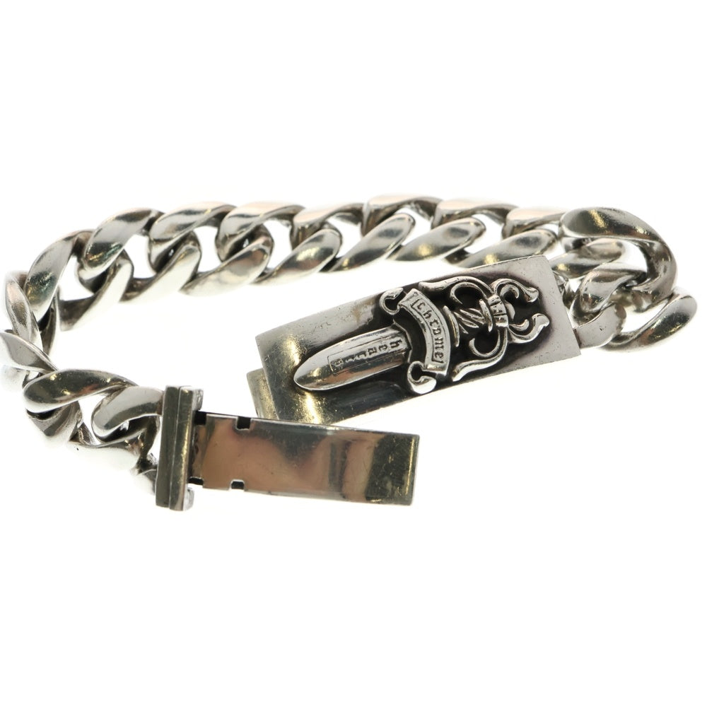 CHROME HEARTS(クロムハーツ) ID DAGGER ダガーIDクラシックリンクブレスレット 13LINK シルバー BCA156