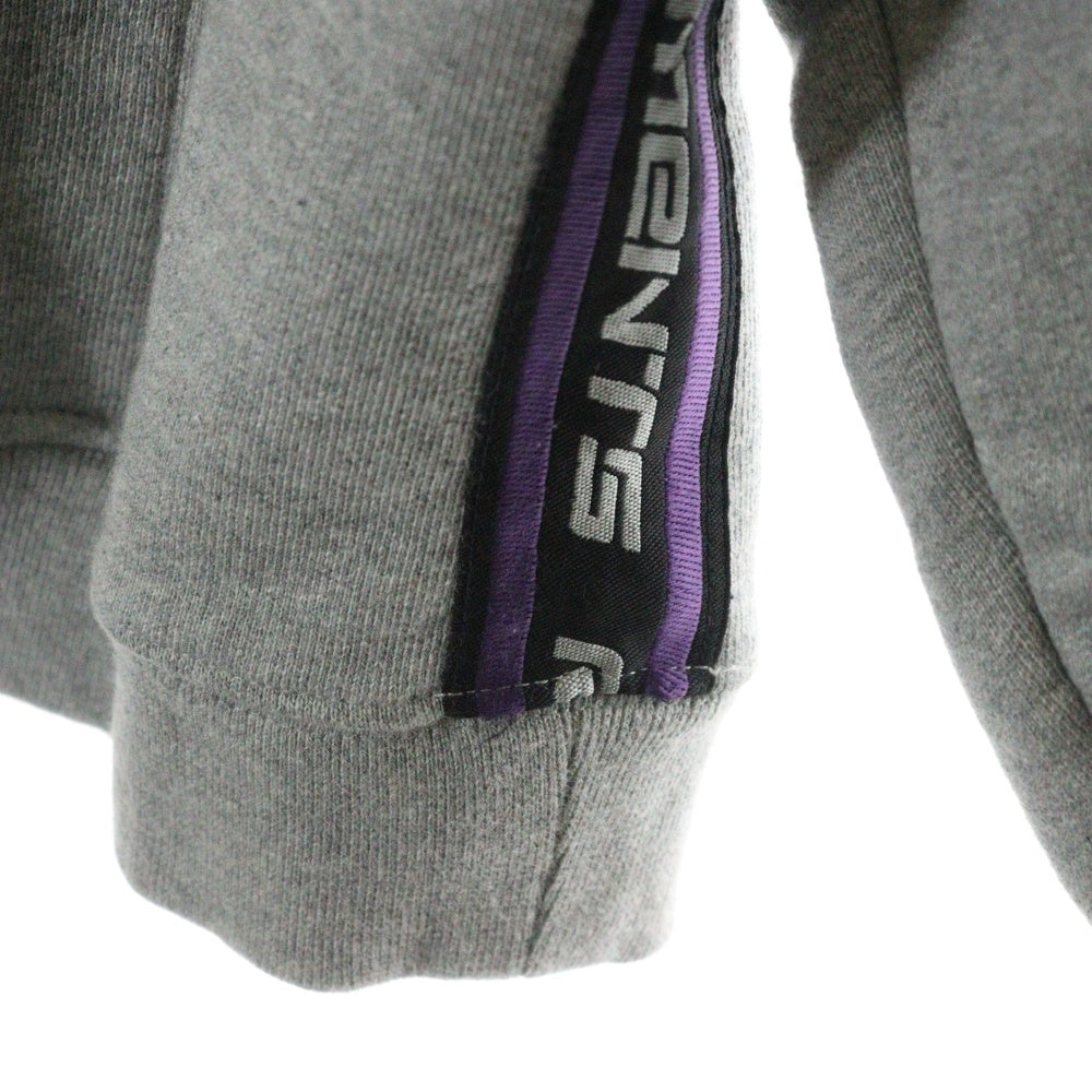 VETEMENTS(ヴェトモン) 21AW LOGO TAPE HOODIE ロゴテープ プルオーバーパーカー グレー UA52TR750G