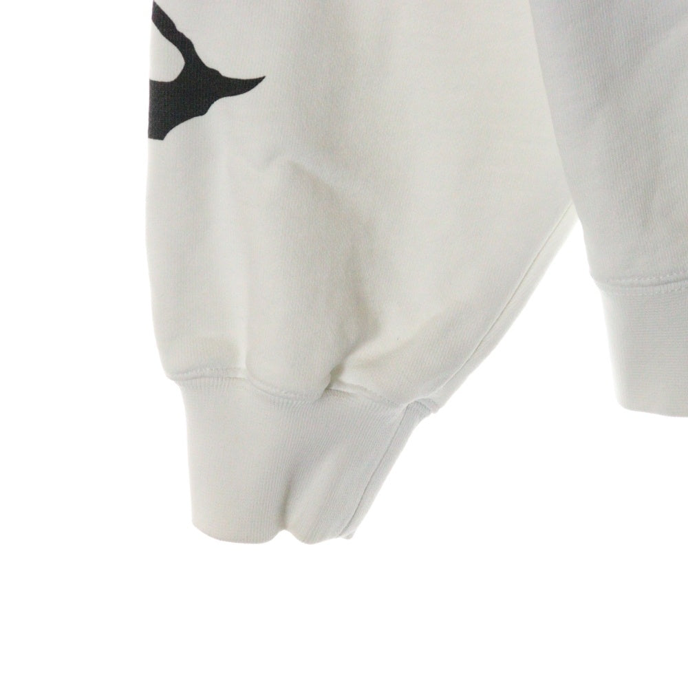 VETEMENTS(ヴェトモン) 21SS Black Label Logo Hoodie ブラックレーベル プリントプルオーバーパーカー ホワイト UA52TR900W