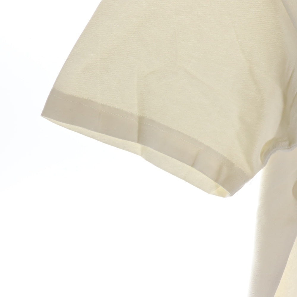MONCLER GRENOBLE(モンクレールグルノーブル) 22AWT-SHIRT MANICA CORTA ラバーロゴプリント 半袖Tシャツ クルーネックカットソー ホワイト H20978C00005