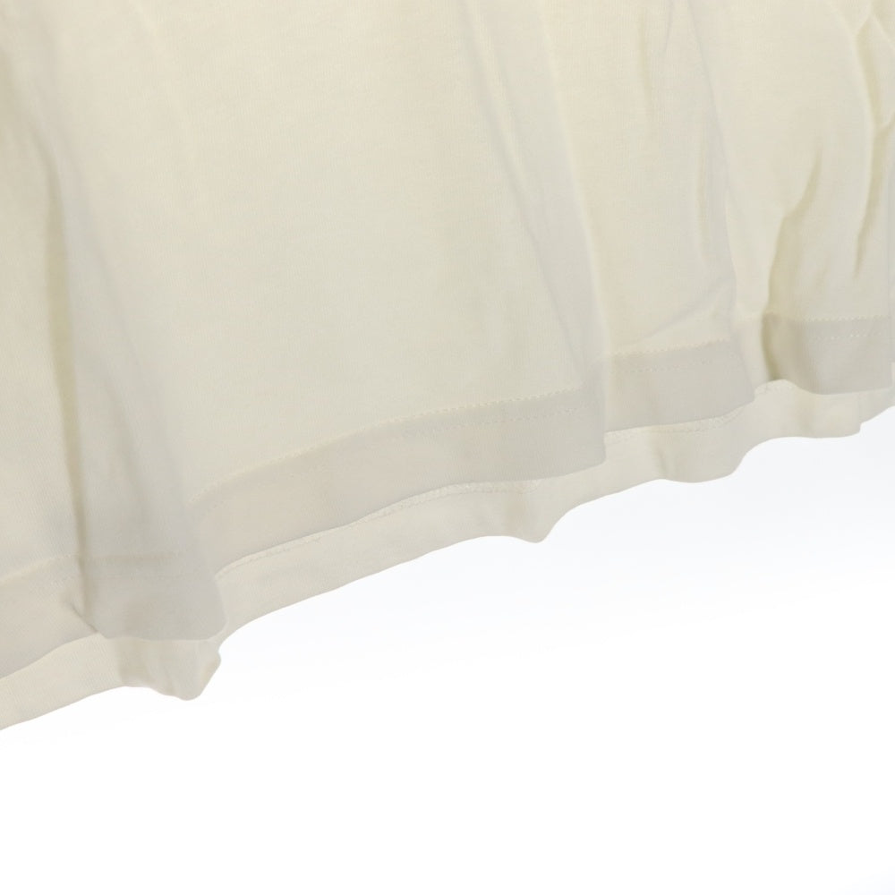 MONCLER GRENOBLE(モンクレールグルノーブル) 22AWT-SHIRT MANICA CORTA ラバーロゴプリント 半袖Tシャツ クルーネックカットソー ホワイト H20978C00005