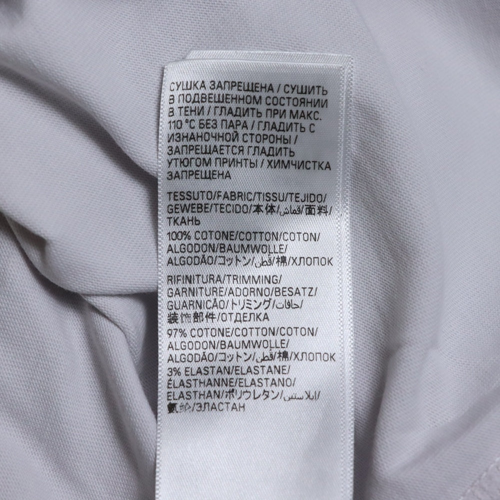 BALENCIAGA(バレンシアガ) MIRROR LOGO TEE ミラー 反転ロゴプリント 半袖Tシャツ ライトグレー 764235 TNVV8