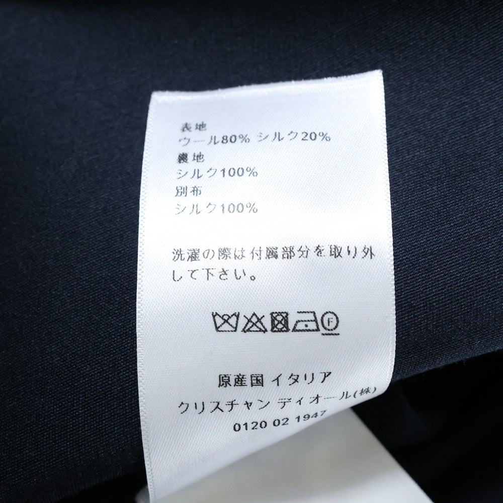 DIOR(ディオール) シースルー切替 ウール ベルト付き レディース ワンピース ブラック 211R69A1212