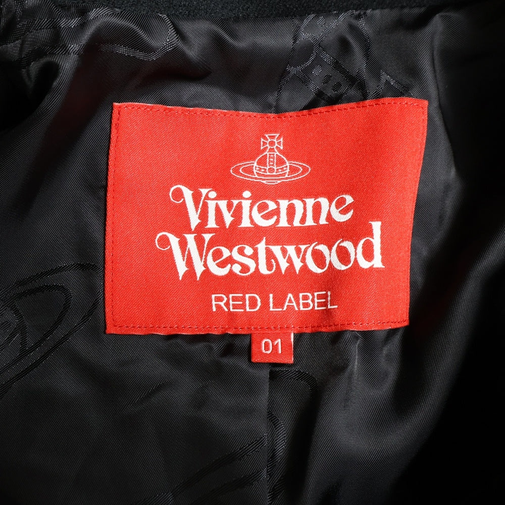 Vivienne Westwood(ヴィヴィアンウエストウッド) ロゴボタン ウール レディース ラブジャケット ブラック