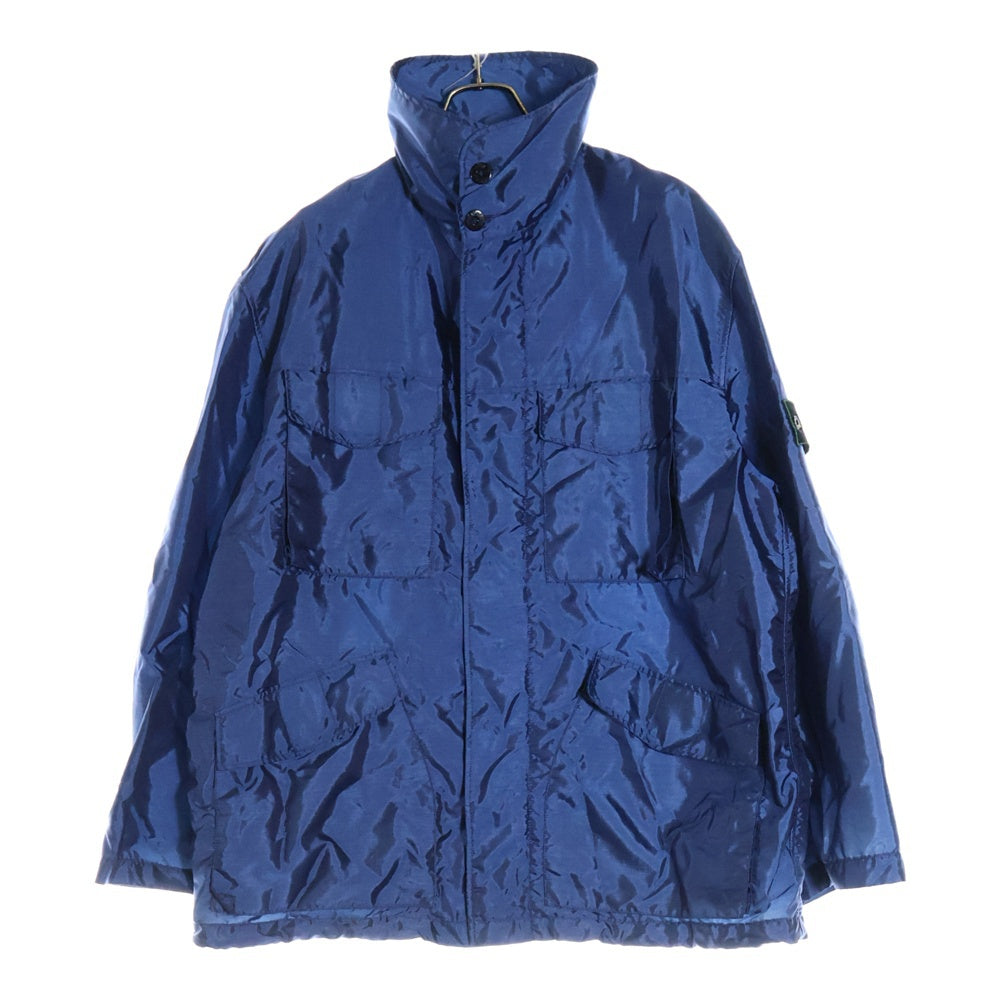 STONE ISLAND(ストーンアイランド) 94AW Formula Steel Field Jacket ワッペン付き コンパスロゴ ナイロンジャケット ブルー 24154L05