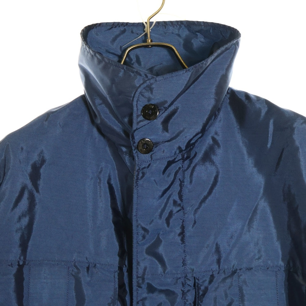 STONE ISLAND(ストーンアイランド) 94AW Formula Steel Field Jacket ワッペン付き コンパスロゴ ナイロンジャケット ブルー 24154L05