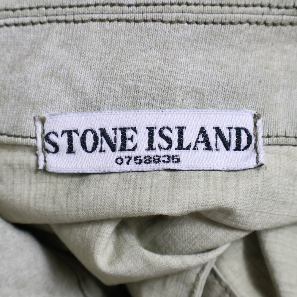 STONE ISLAND(ストーンアイランド) 06SS ワッペン付き フィールドジャケット ライトカーキ 4415A139