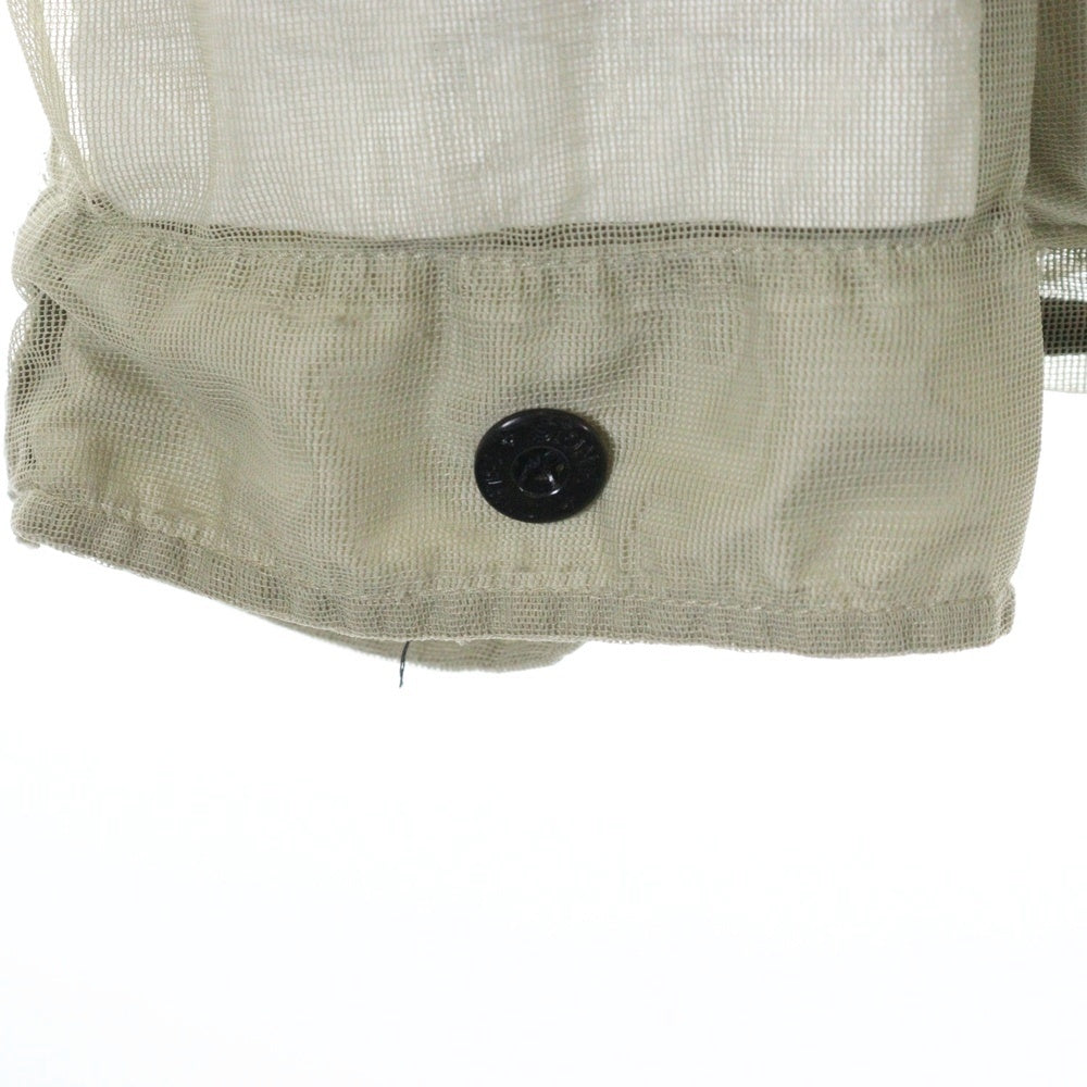 STONE ISLAND(ストーンアイランド) ワッペン付き メッシュレイヤードフーデッドジャケット ベージュ 38154225