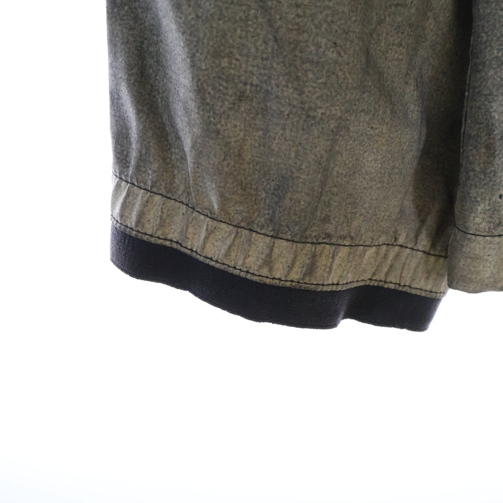 STONE ISLAND(ストーンアイランド) ワッペン付き ハイネックジャケット グレー 36154R17