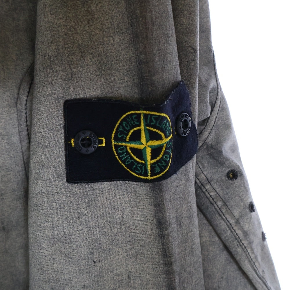 STONE ISLAND(ストーンアイランド) ワッペン付き ハイネックジャケット グレー 36154R17