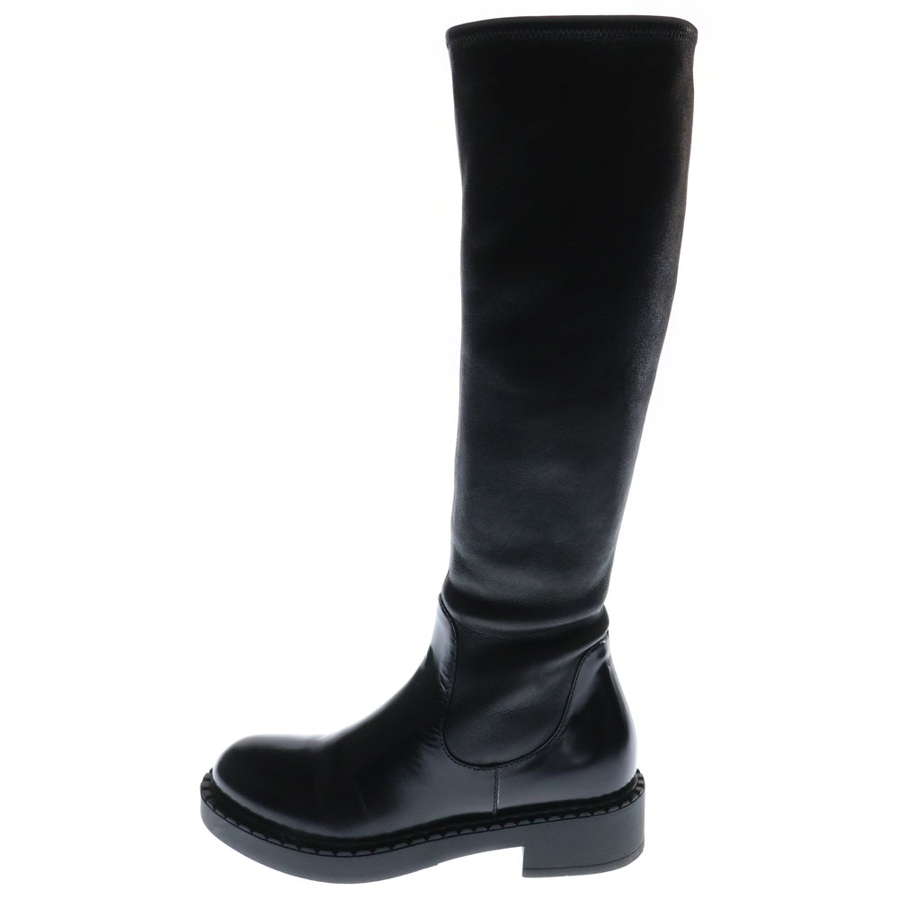 PRADA(プラダ) ナッパレザーロングブーツ ブラック レディース 1W350M