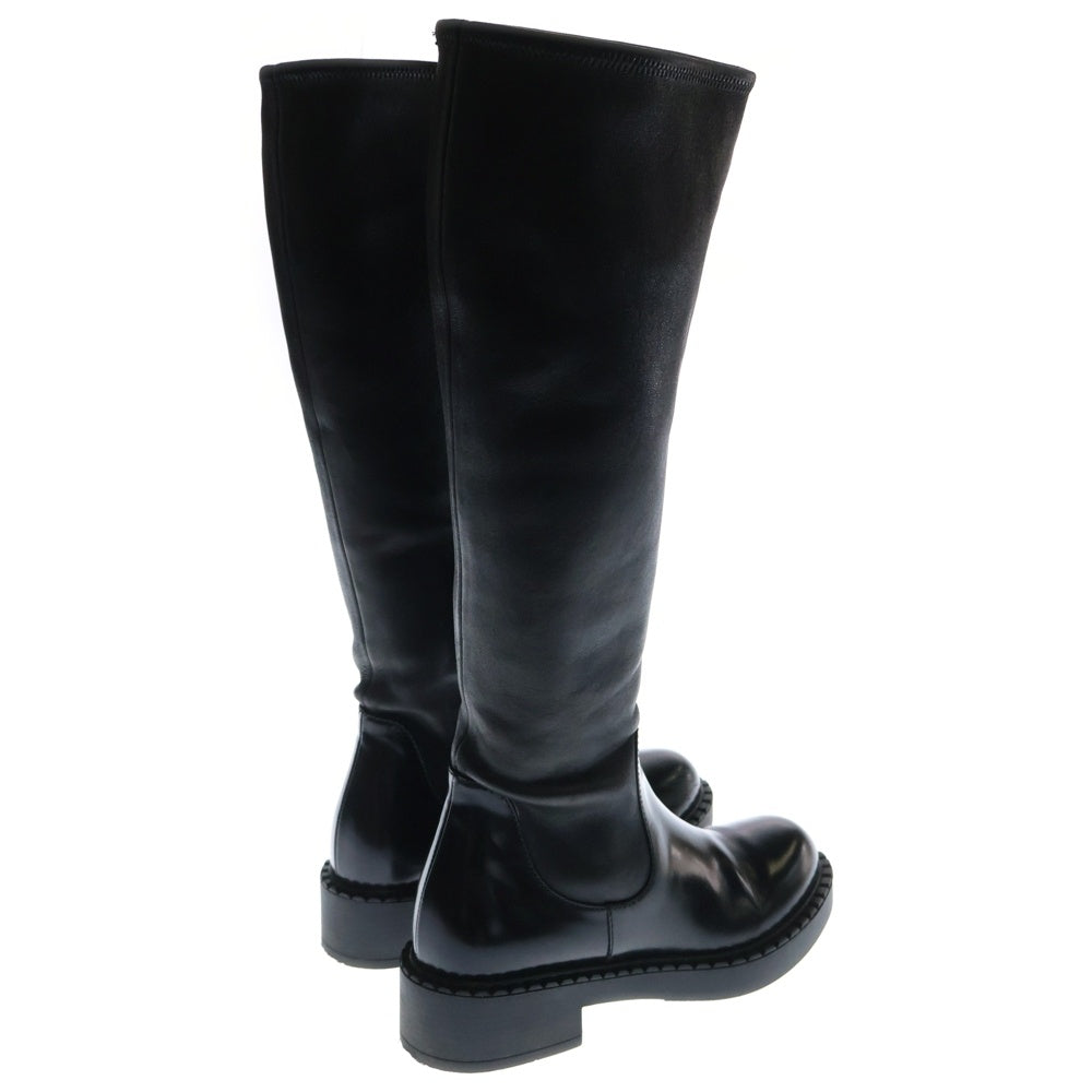 PRADA(プラダ) ナッパレザーロングブーツ ブラック レディース 1W350M